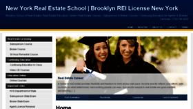 What Brooklynrealestateschool.com website looked like in 2018 (6 years ago)