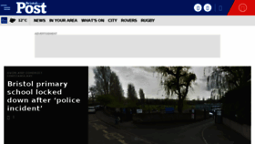 What Bristolpost.co.uk website looked like in 2018 (6 years ago)