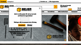 What Beijerbygg.se website looked like in 2018 (6 years ago)