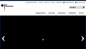 What Bundeskanzlerin.de website looked like in 2018 (6 years ago)