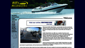 What Billsboatworks.com website looked like in 2018 (6 years ago)