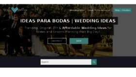 What Bodasyweddings.com website looked like in 2018 (6 years ago)