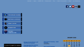 What Burbankca.gov website looked like in 2018 (7 years ago)