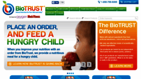 What Biotrust.com website looked like in 2018 (6 years ago)