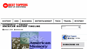 What Besttoppers.com website looked like in 2018 (6 years ago)
