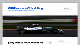 What Blog.obdresource.com website looked like in 2018 (6 years ago)
