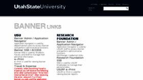 What Banner.usu.edu website looked like in 2018 (6 years ago)