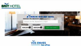 What Brithotel.fr website looked like in 2018 (6 years ago)
