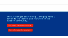 What Blog.aviationjobsearch.com website looked like in 2018 (6 years ago)