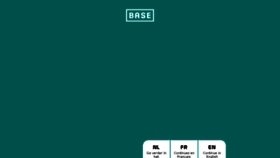 What Base.be website looked like in 2018 (7 years ago)