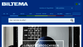 What Biltema.se website looked like in 2018 (6 years ago)