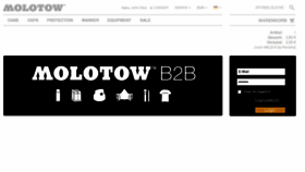 What B2b.molotow.com website looked like in 2018 (6 years ago)