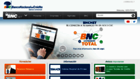 What Bnc.com.ve website looked like in 2018 (6 years ago)