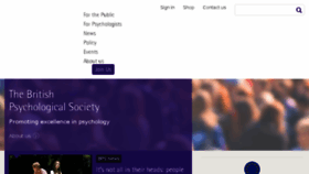 What Bps.org.uk website looked like in 2018 (6 years ago)