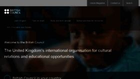 What Britishcouncil.org website looked like in 2018 (6 years ago)
