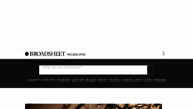 What Broadsheet.com.au website looked like in 2018 (6 years ago)