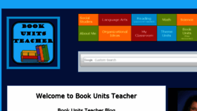 What Bookunitsteacher.com website looked like in 2018 (6 years ago)