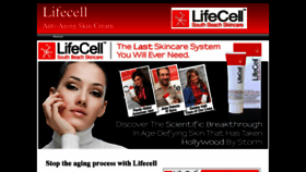 What Buylifecell.webstarts.com website looked like in 2018 (6 years ago)