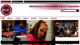 What Bcsc.k12.in.us website looked like in 2018 (6 years ago)