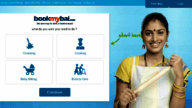 What Bookmybai.com website looked like in 2018 (6 years ago)