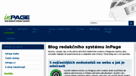 What Blog.inpage.cz website looked like in 2018 (6 years ago)