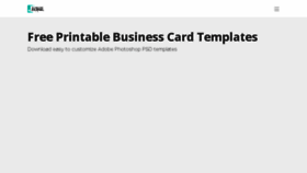 What Businesscardjournal.com website looked like in 2018 (6 years ago)