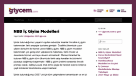 What Blog.giycem.com website looked like in 2018 (6 years ago)