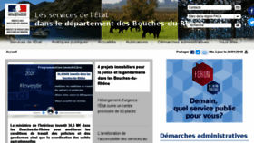 What Bouches-du-rhone.gouv.fr website looked like in 2018 (6 years ago)