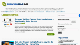 What Blog.channelsale.com website looked like in 2018 (6 years ago)