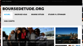 What Boursedetude.org website looked like in 2018 (6 years ago)