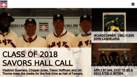 What Baseballhall.org website looked like in 2018 (6 years ago)