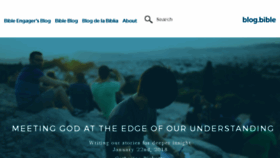 What Blog.bible website looked like in 2018 (6 years ago)