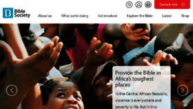 What Biblesociety.org.uk website looked like in 2018 (6 years ago)