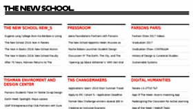 What Blogs.newschool.edu website looked like in 2018 (6 years ago)