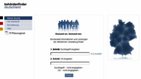 What Behoerdenfinder.de website looked like in 2018 (6 years ago)