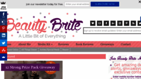 What Beautybrite.com website looked like in 2018 (6 years ago)