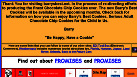 What Barrysbest.net website looked like in 2018 (6 years ago)