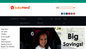 What Babytrend.com website looked like in 2018 (6 years ago)