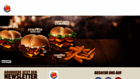 What Burgerking.de website looked like in 2018 (6 years ago)