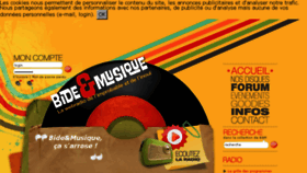 What Bide-et-musique.com website looked like in 2018 (6 years ago)