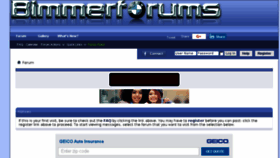 What Bimmerforums.co.uk website looked like in 2018 (6 years ago)