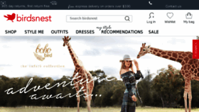 What Birdsnest.com.au website looked like in 2018 (6 years ago)