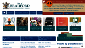 What Bradford.gov.uk website looked like in 2018 (6 years ago)