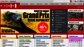 What Brno.cz website looked like in 2018 (6 years ago)
