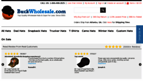 What Buckwholesale.com website looked like in 2018 (6 years ago)
