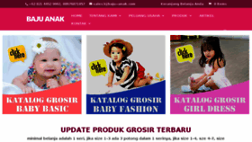 What Baju--anak.com website looked like in 2018 (6 years ago)