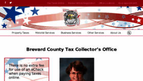 What Brevardtaxcollector.com website looked like in 2018 (6 years ago)