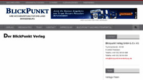 What Blickpunktverlag.de website looked like in 2018 (6 years ago)