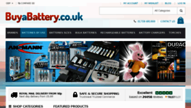 What Buyabattery.co.uk website looked like in 2018 (6 years ago)