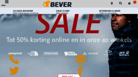 What Bever.nl website looked like in 2018 (6 years ago)